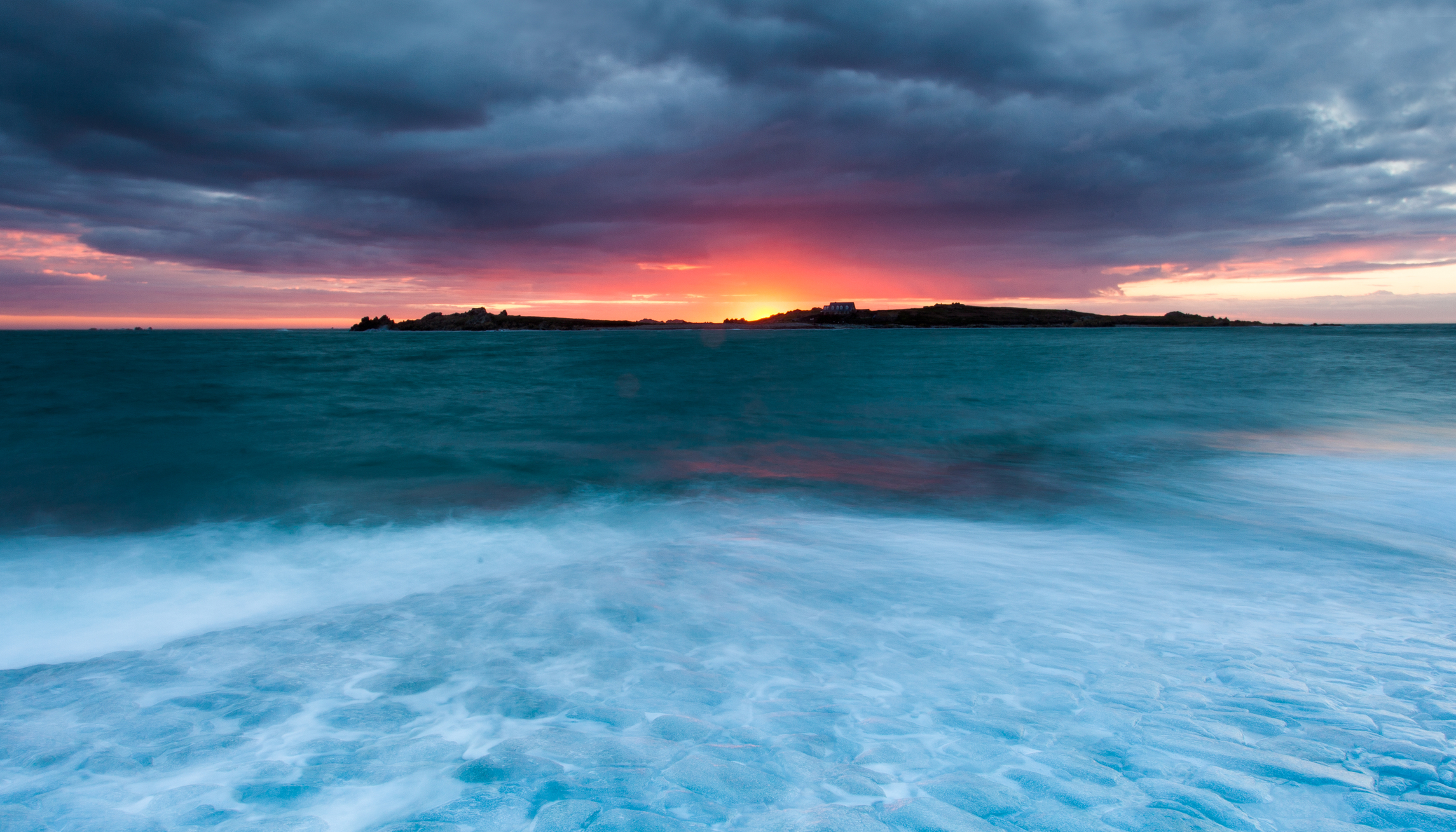 Sunset on West Coast of Guernsey