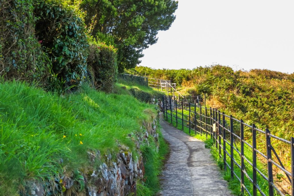 Old footpath at the cliffs, Sark