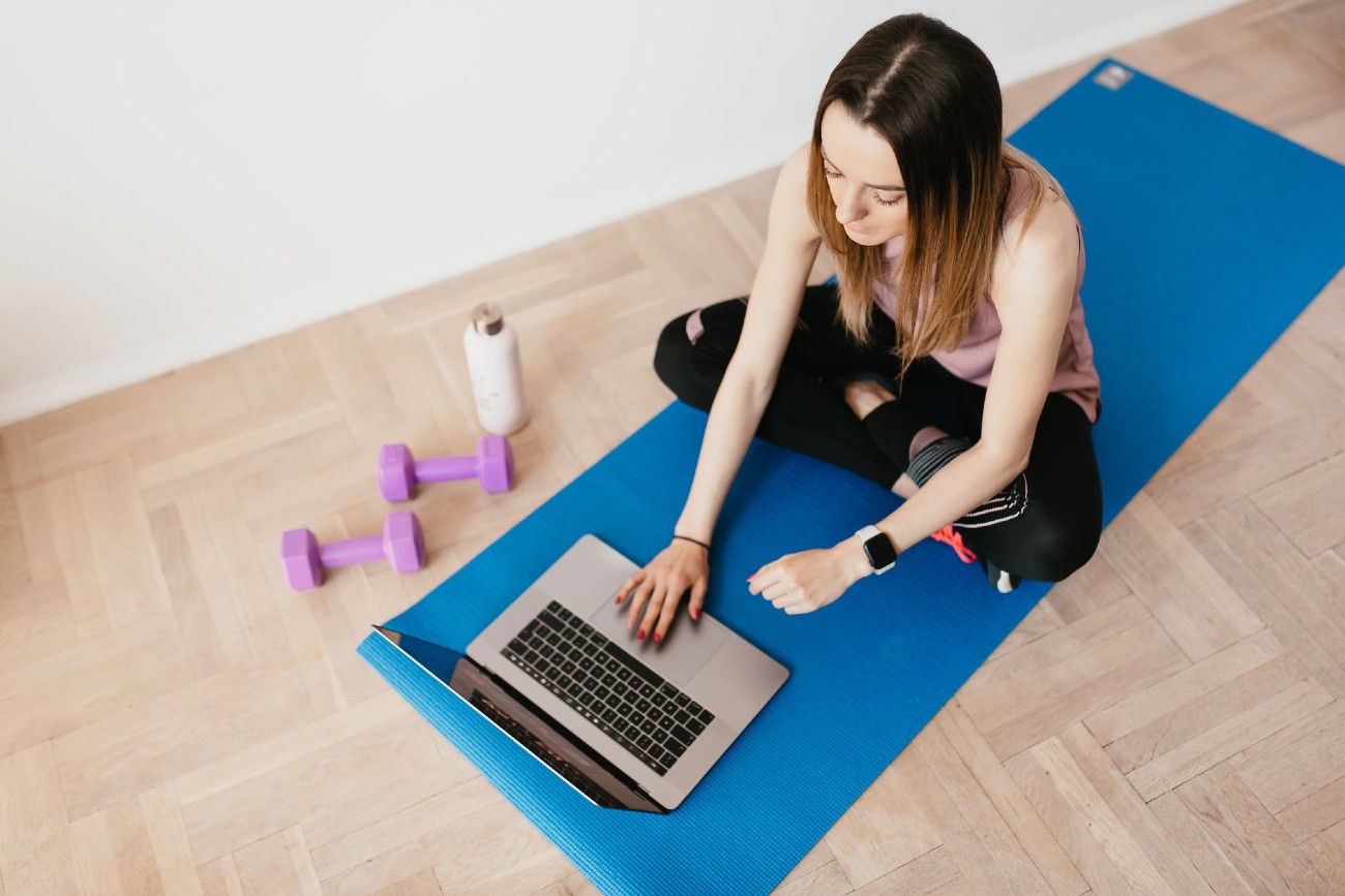 Online yoga for remote workers