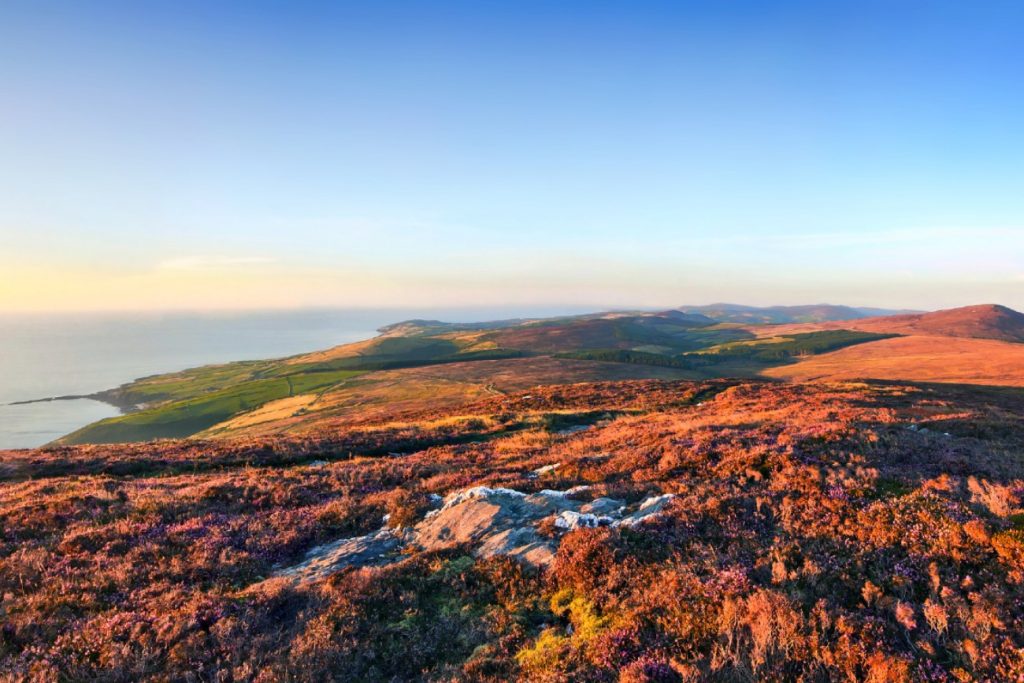 View towards Peel in the Isle of Man