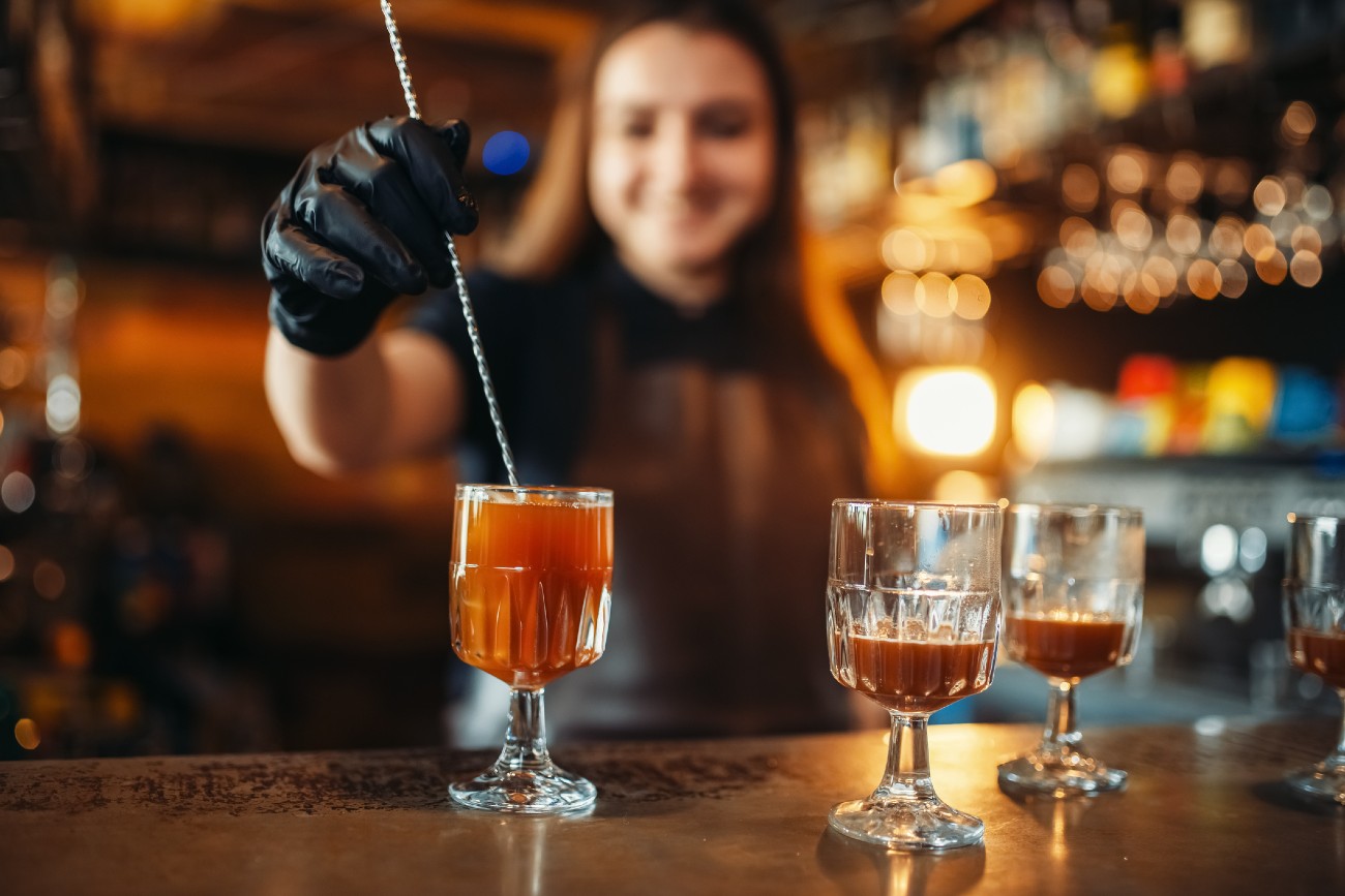 Cocktails preparation