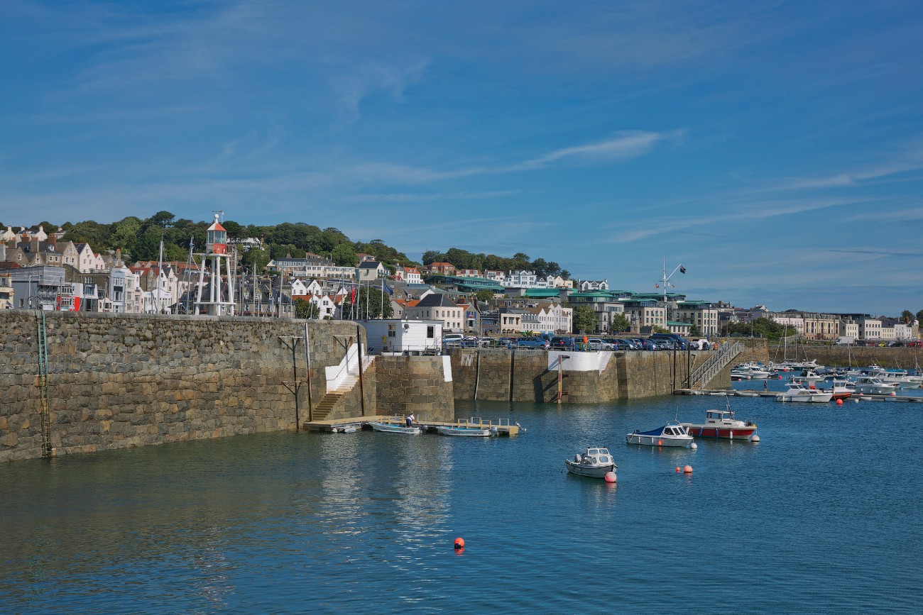 St Peter Port in Guernsey