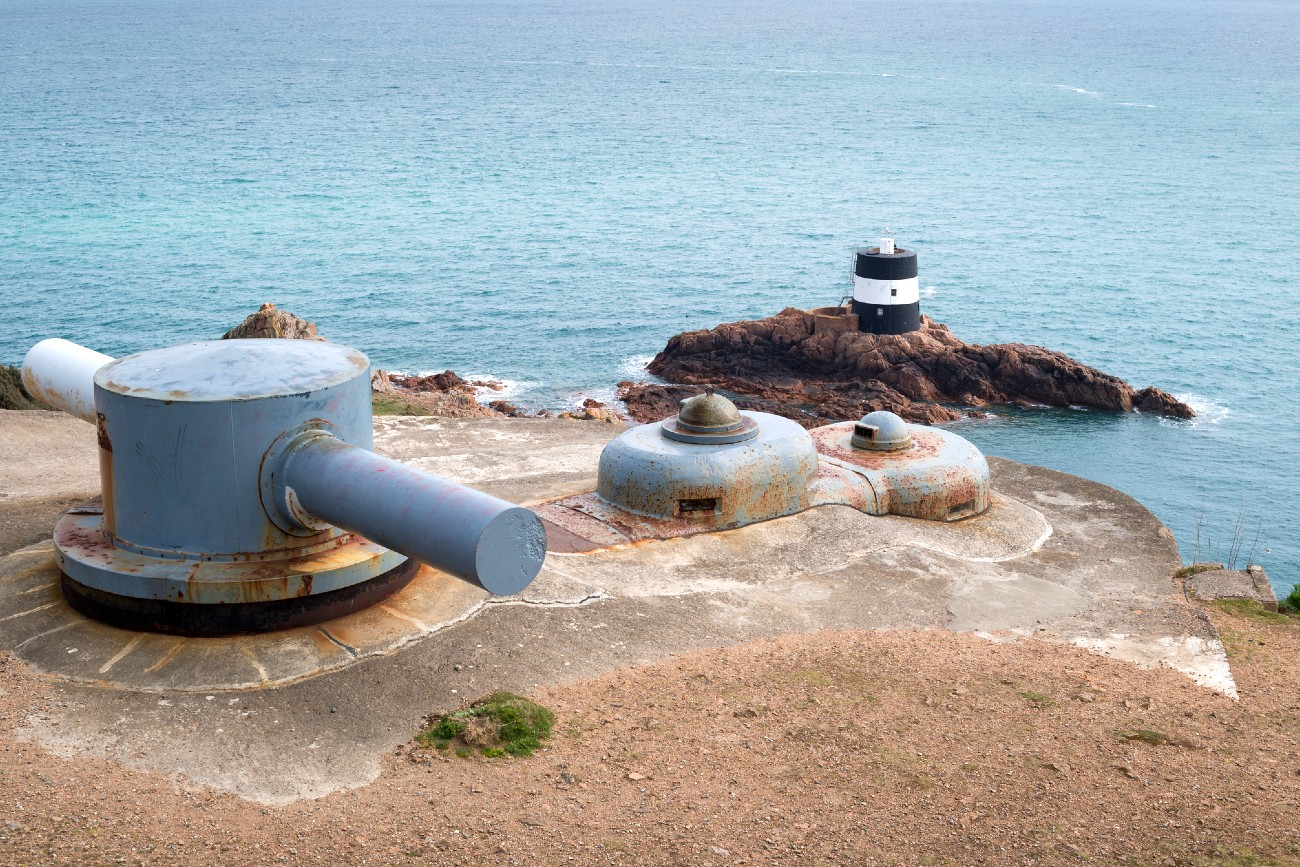 World War II - German coastal defences at Noirmont Point on the island of Jersey