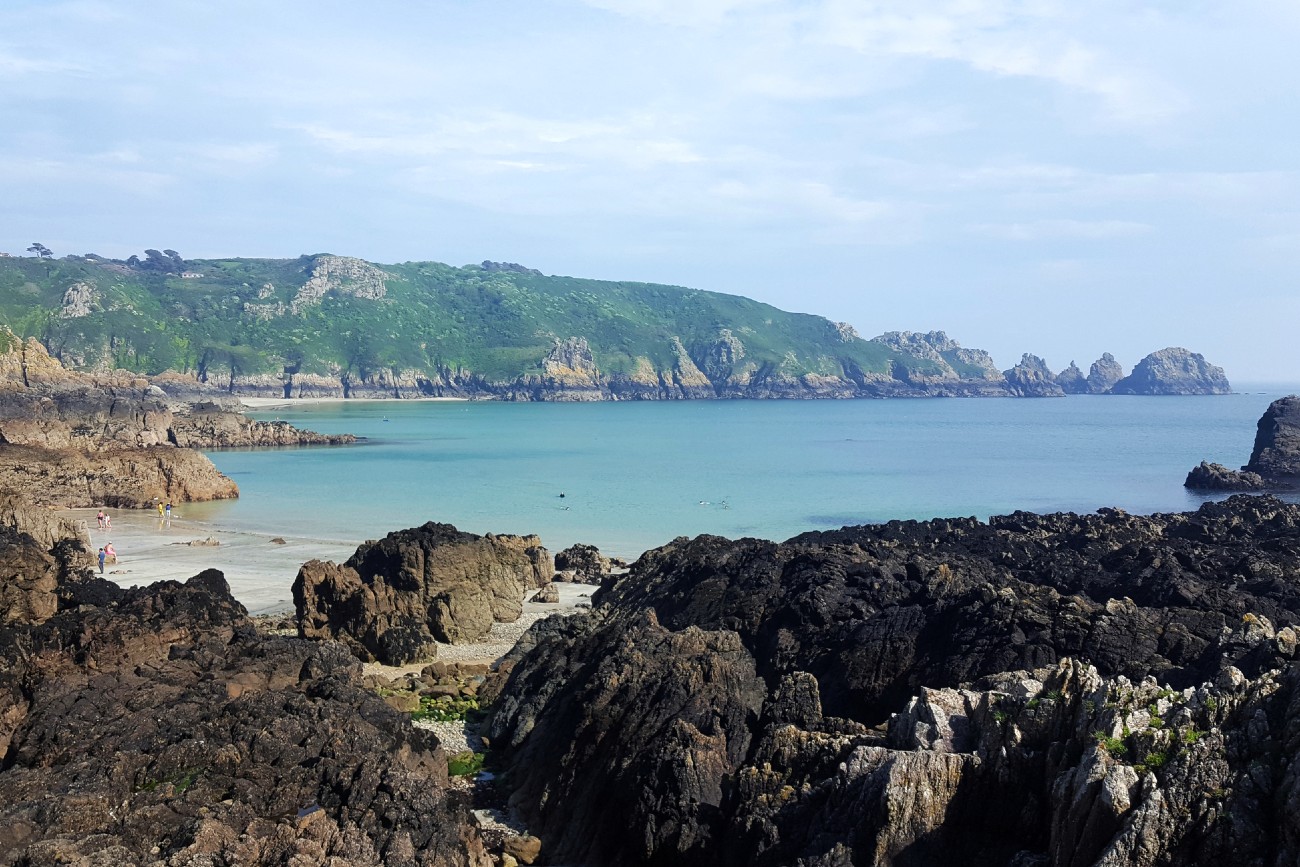 Steps to Le Petit Port Bay- Guernsey 