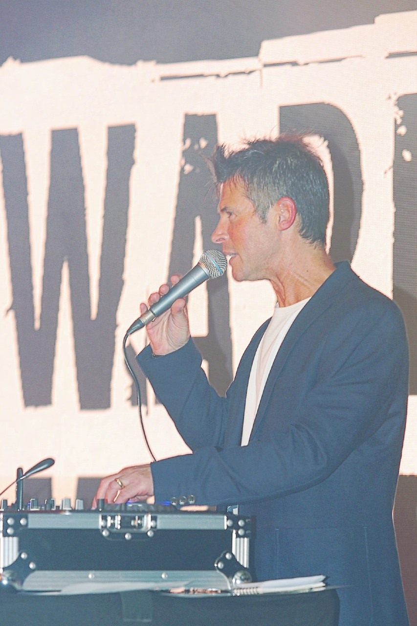 Carl Ward at DJ gig
