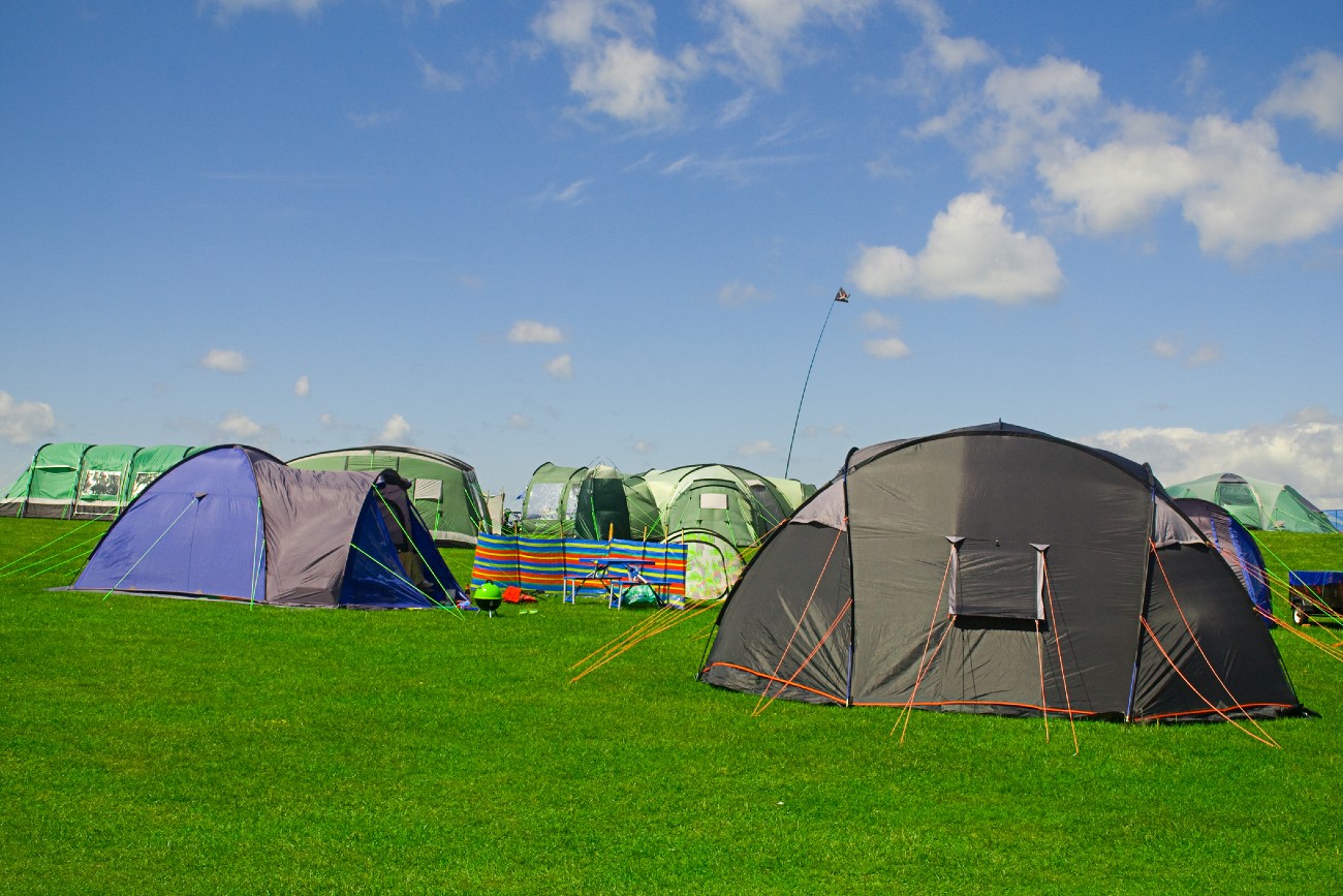 A weekend coastal campsite in Saye, Alderney