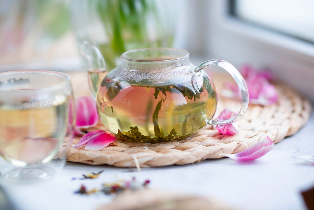 Cup of warming herbal tea