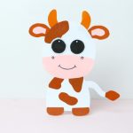 How to Craft a Cute Guernsey Cow Paper Model