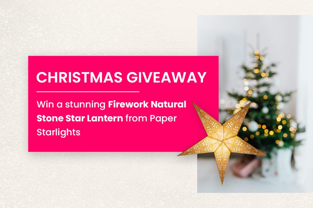 Christmas giveaway with Paper Starlights