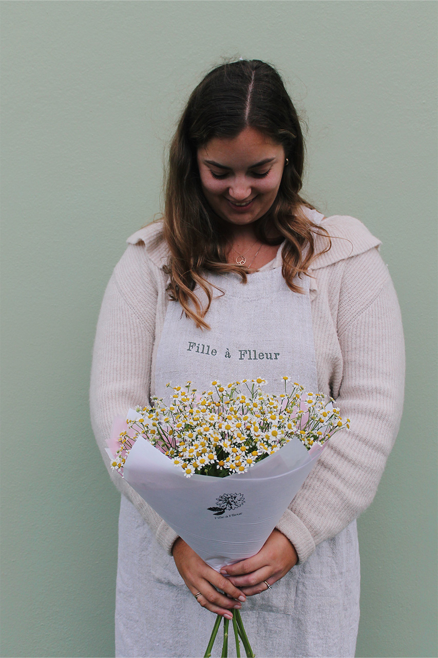 Lara Todd, florist and owner of Fille a Flleur