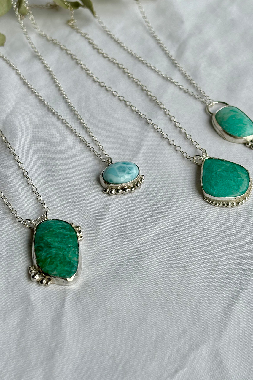 Necklaces by Emily Copp