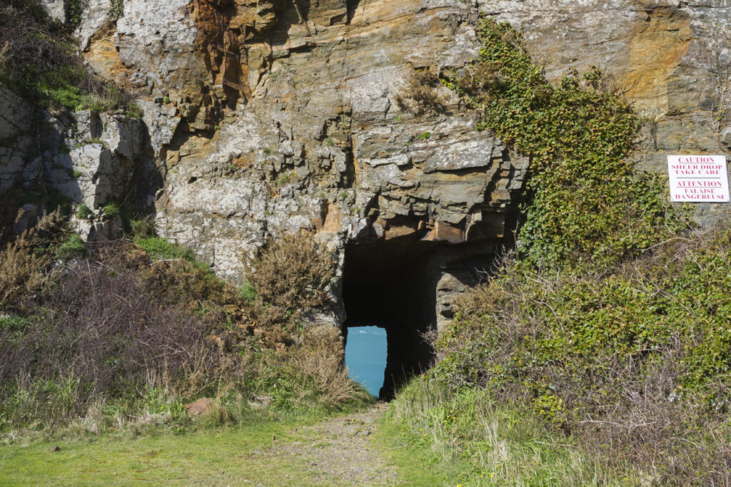 Window in the rock on Sark